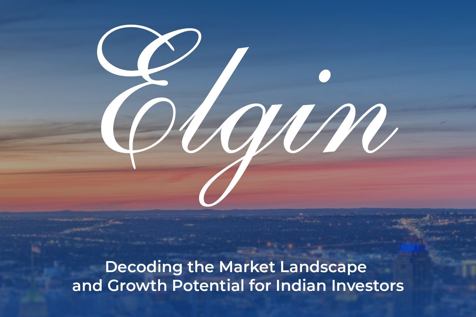 ELGIN, TX - Decoding the Market Landscape & Growth Potential